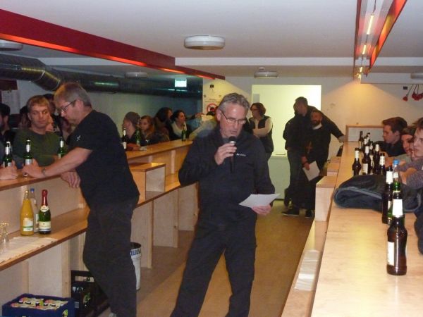 Zunftmeister Wolfgang Halder zu Beginn seiner Ansprache