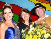 Herr Zunftmeister Halder mit Frau Beate und Tochter Janine bei der Ernennung zum Ehrenzunftmeister